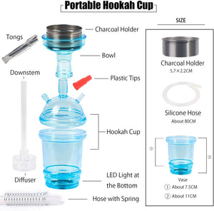 LED Portable Hookah Cup Holder
