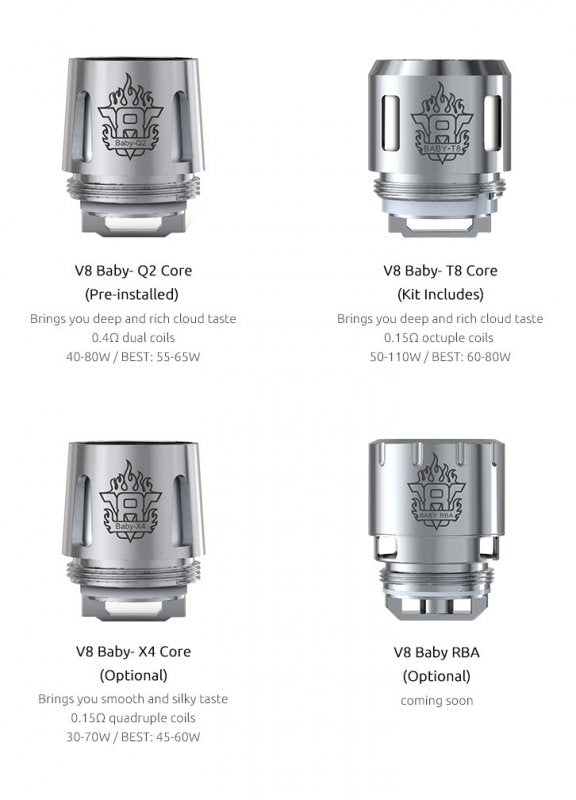 SmokTech TFV8 Baby Beast Coils