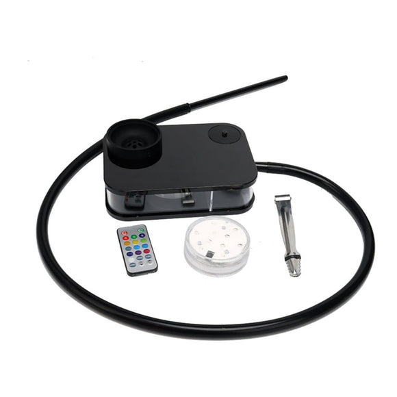 Rectangle Hookah Set with LED Light