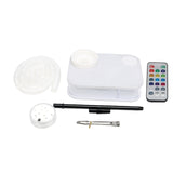 Rectangle Hookah Set with LED Light